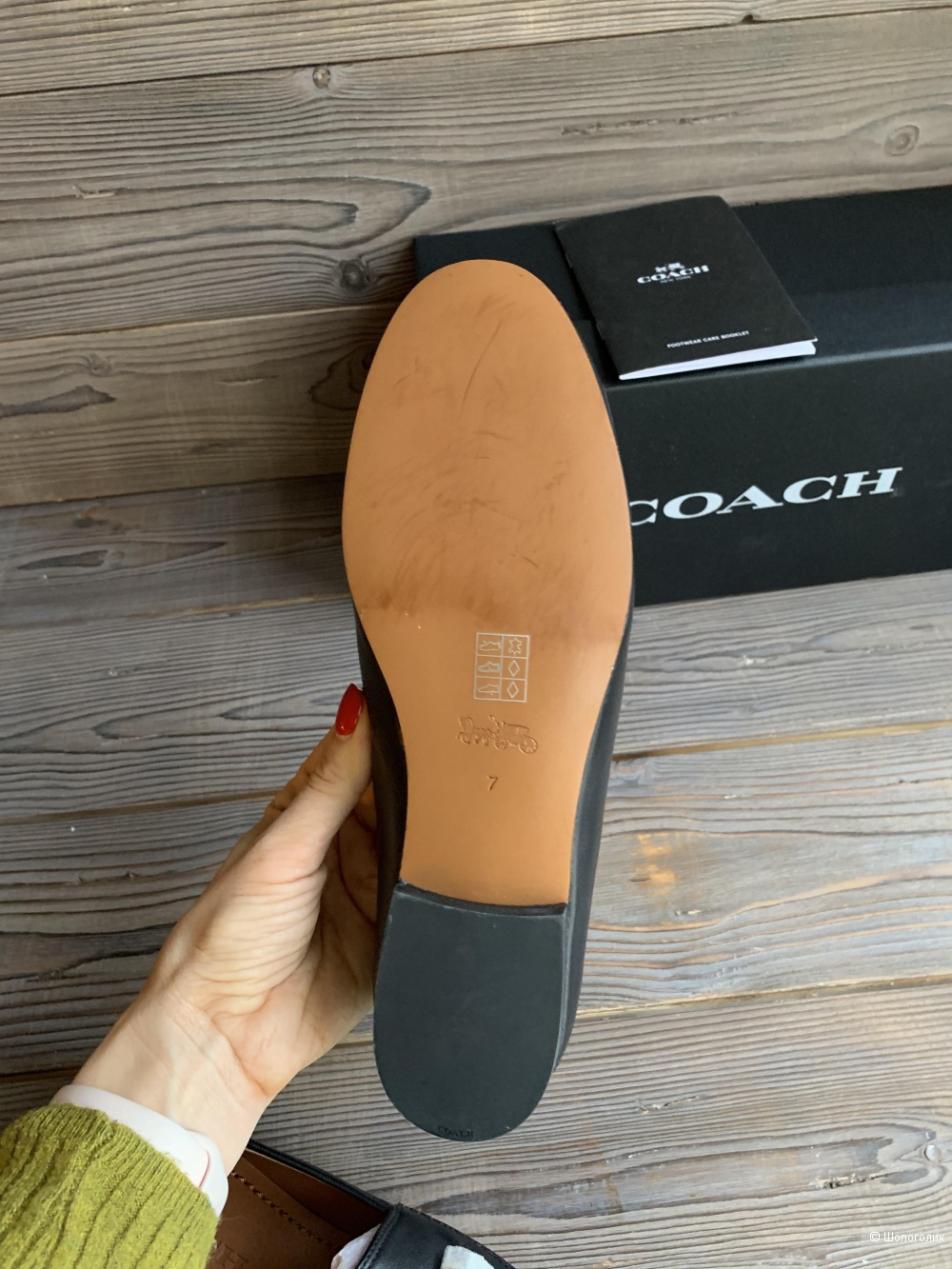 Лоферы Coach р. 37