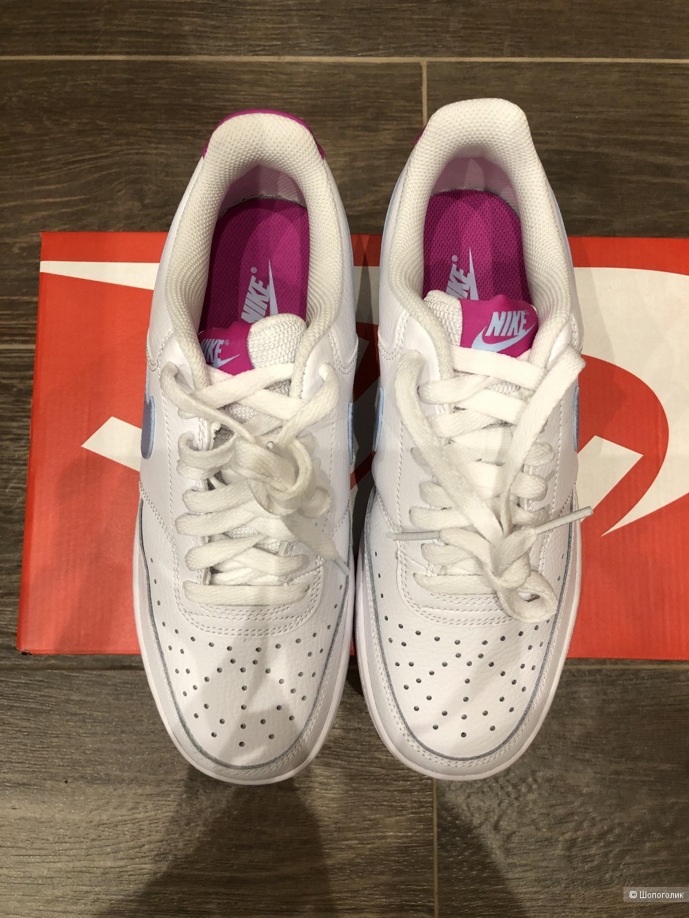 Женские кроссовки Nike Court Vision Low, 8.5US, 25.5см стелька