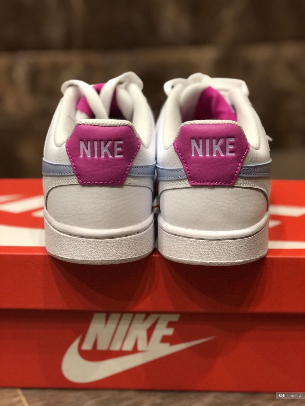 Женские кроссовки Nike Court Vision Low, 8.5US, 25.5см стелька