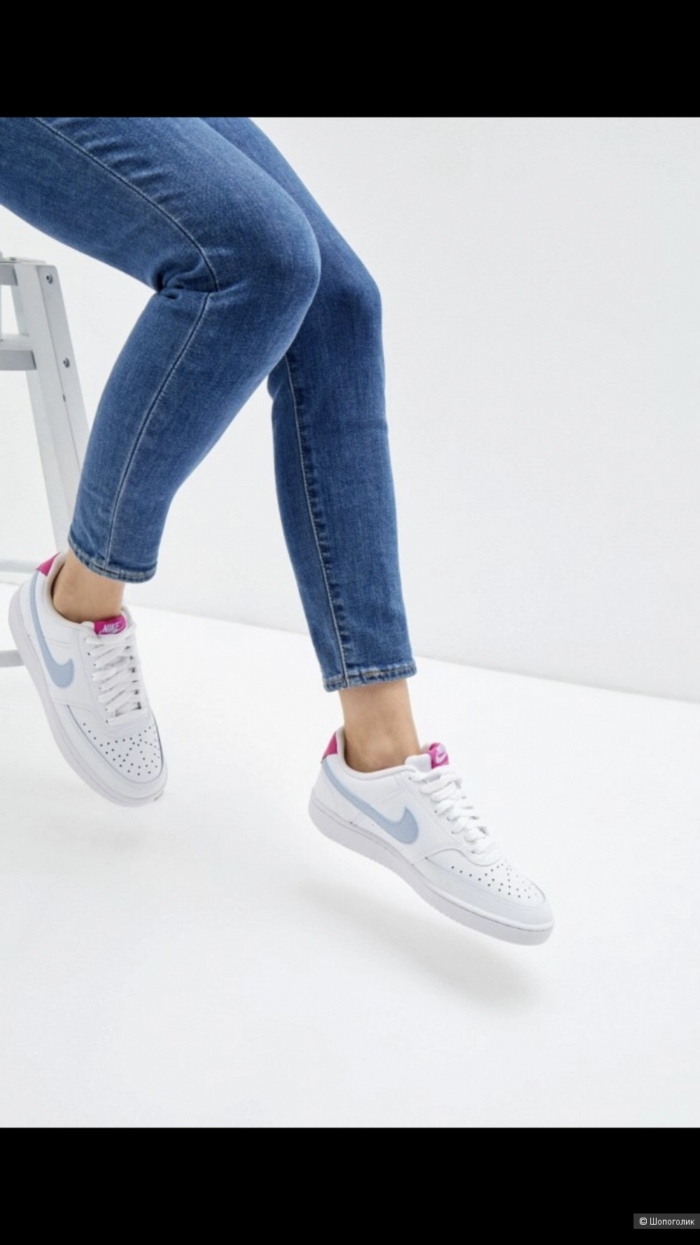 Женские кроссовки Nike Court Vision Low, 8.5US, 25.5см стелька