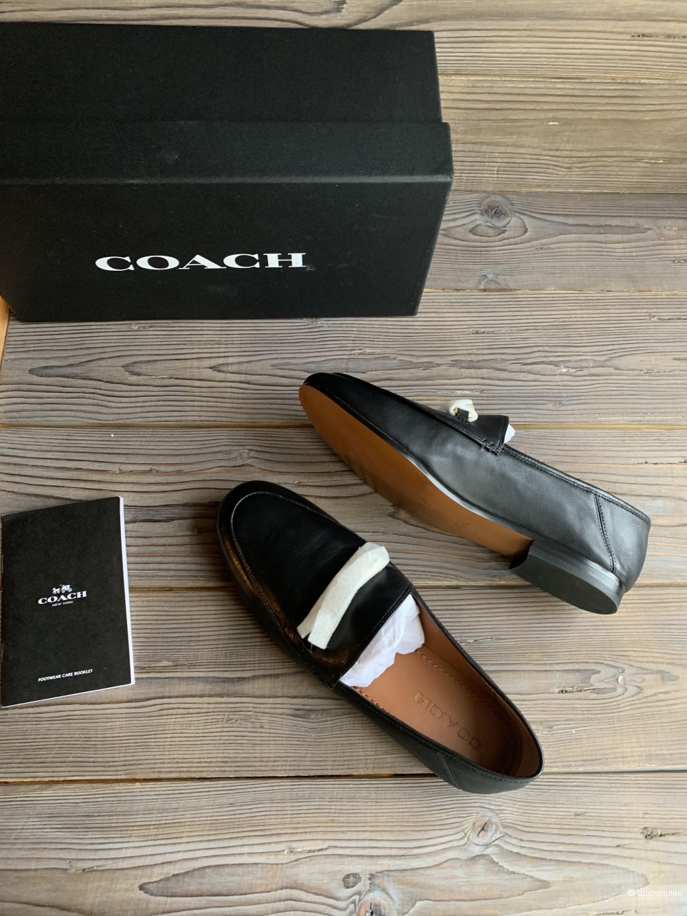 Лоферы Coach р. 37