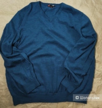 Шерстяной пуловер Dressmann размер 3 XL