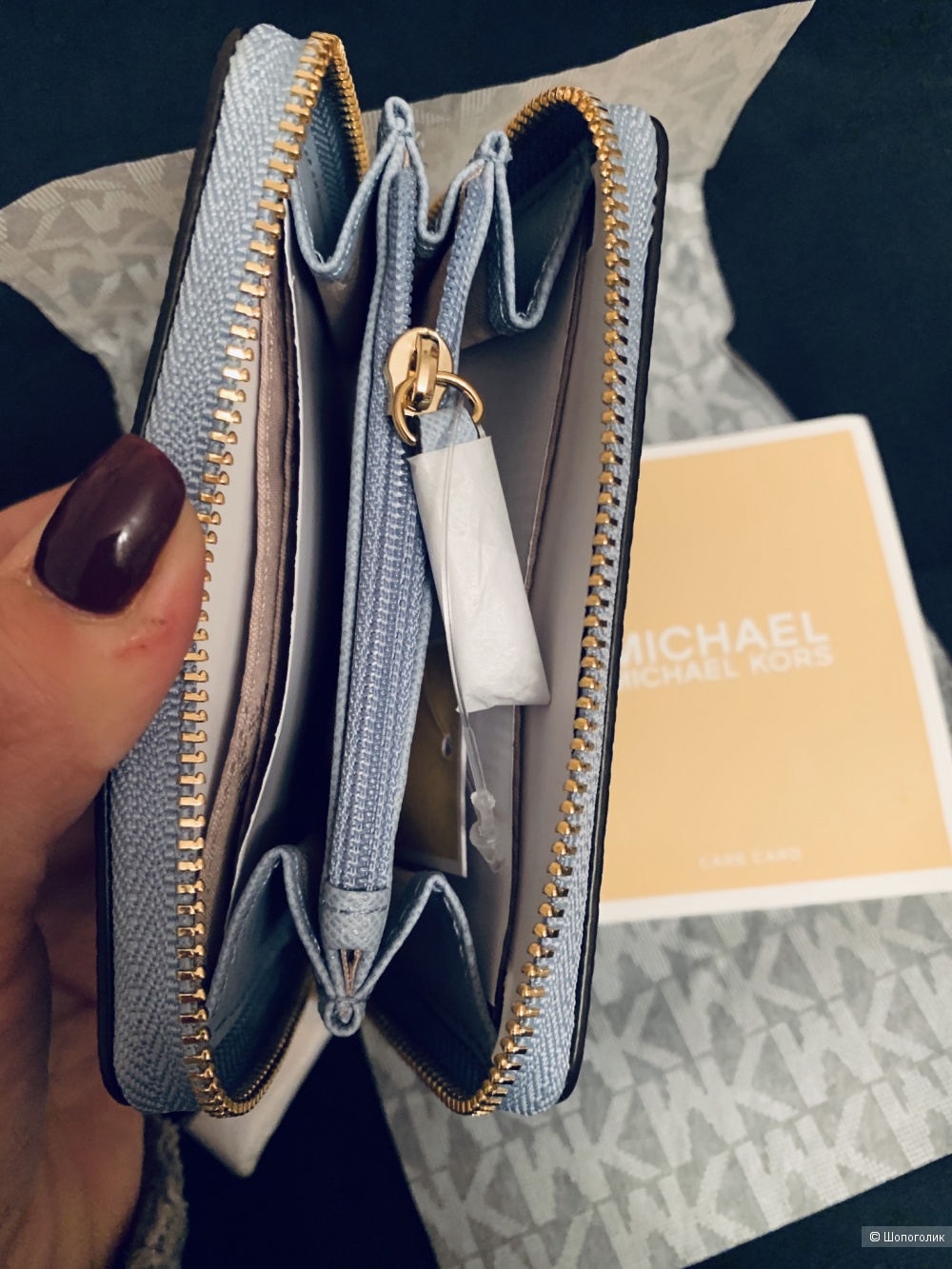 Кошелек - портмоне на молнии Michael Kors