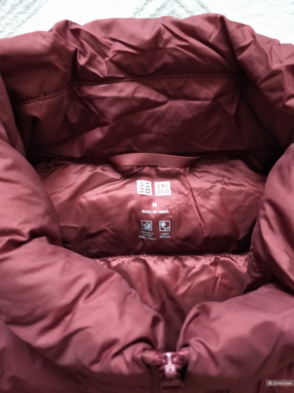 Ультралегкий пуховик Uniqlo, M