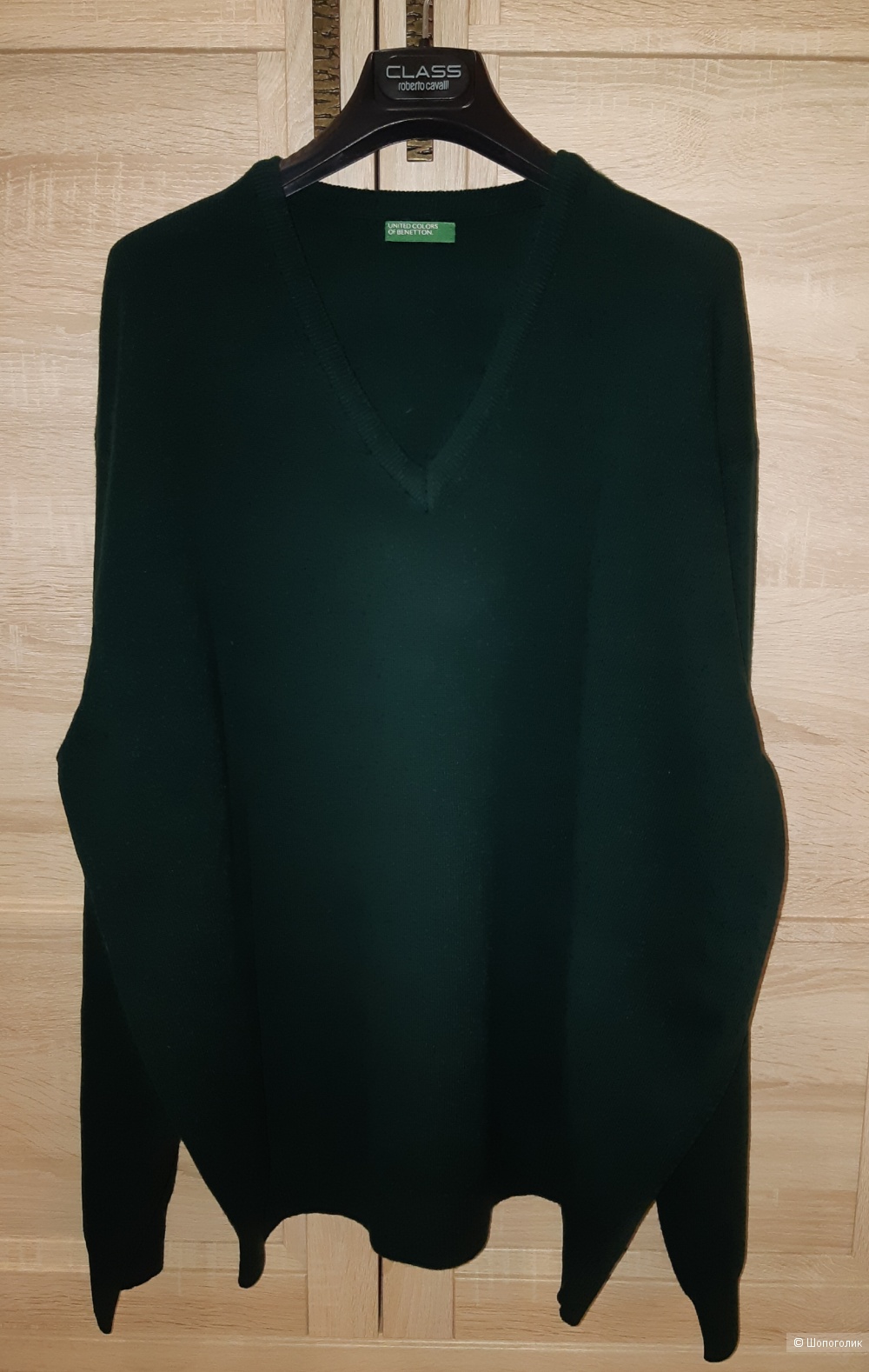 Шерстяной свитер benetton, размер 46/48/50/52