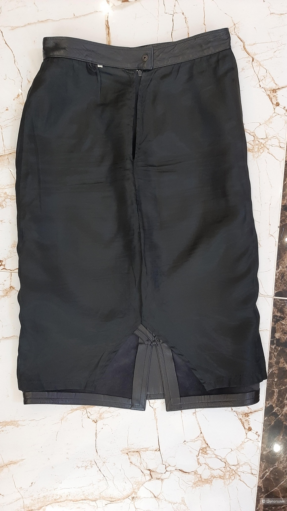 Кожаная юбка Италия 44 размер