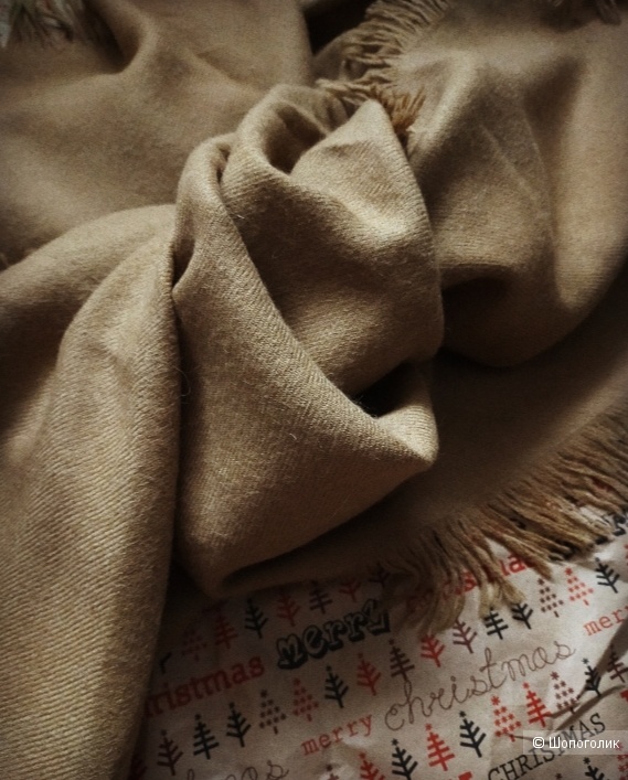 Шерстяной палантин - шарф Clisa размер 130-130