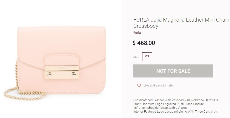 Сумка-кроссбоди, женская, Furla Julia Mini, small.