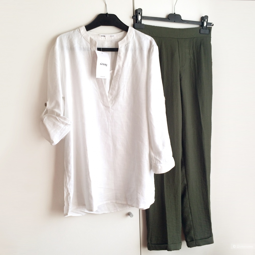 Комплект блузка и брюки Sinsay размер S
