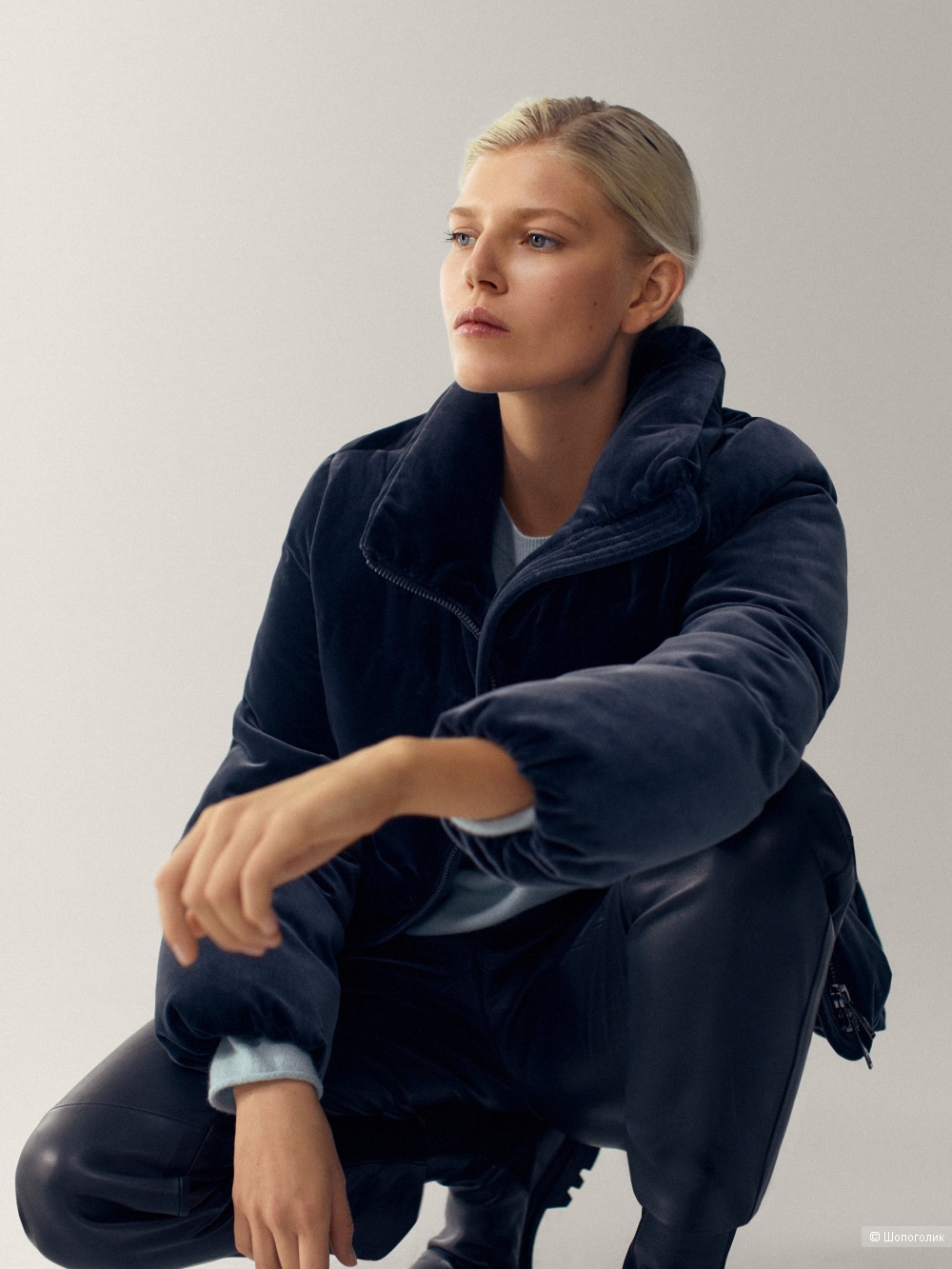 Стеганая куртка Massimo Dutti М