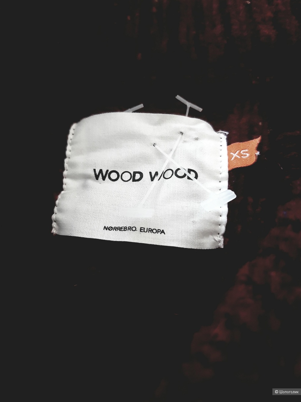 Свитер Wood Wood, бордо, размер XS/S