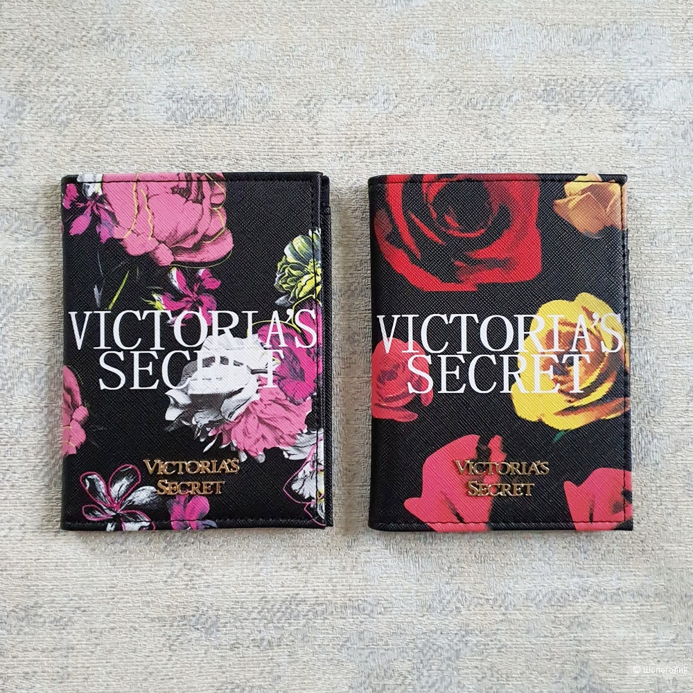 Обложка на паспорт Victoria's Secret (принт цветы)