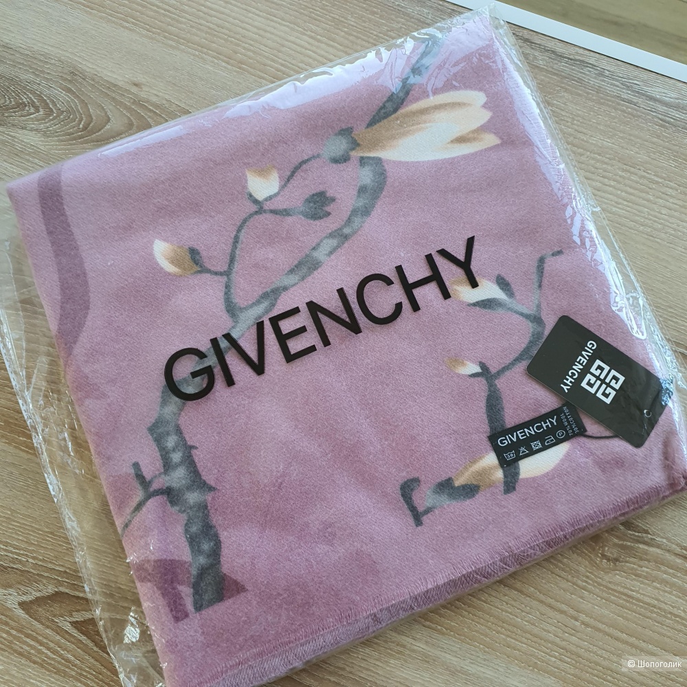 Шаль Givenchy (платок\палантин) пыльная роза