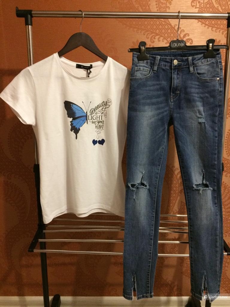 Сет Rinascimento футболка и джинсы размер 42-44