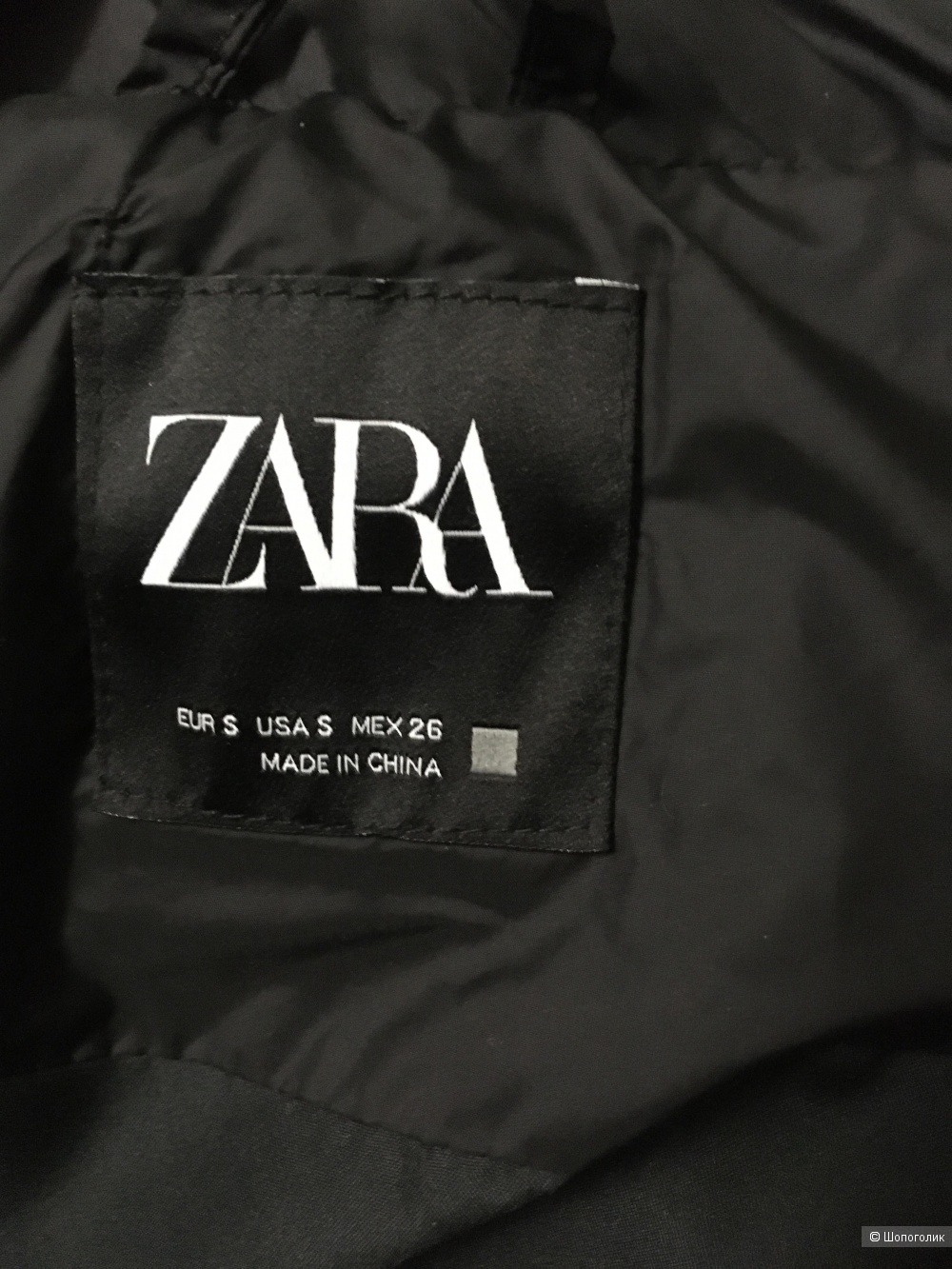 Куртка пуховик Zara размер s