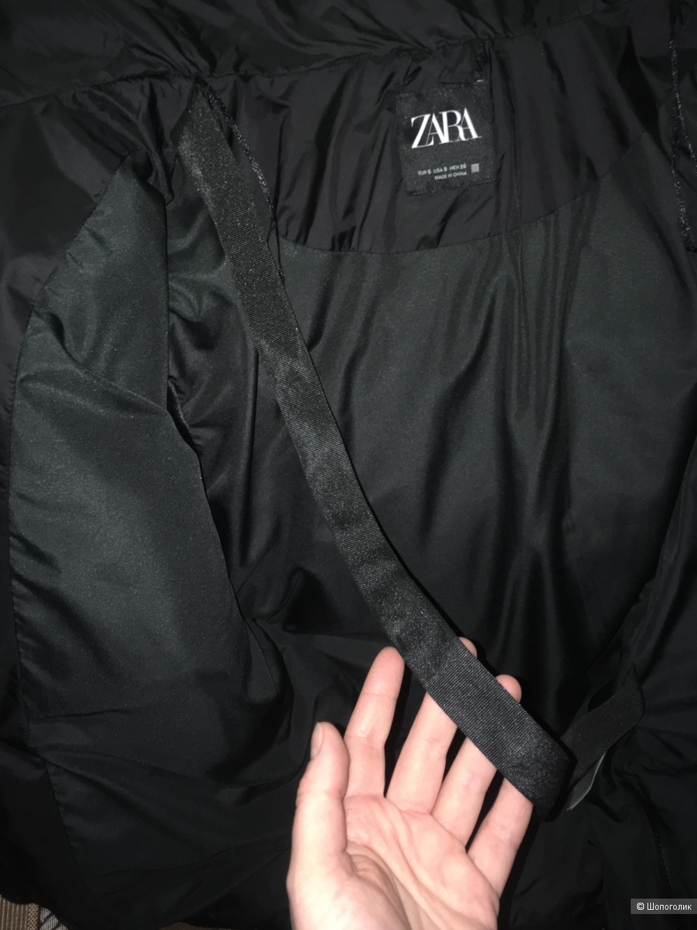 Куртка пуховик Zara размер s