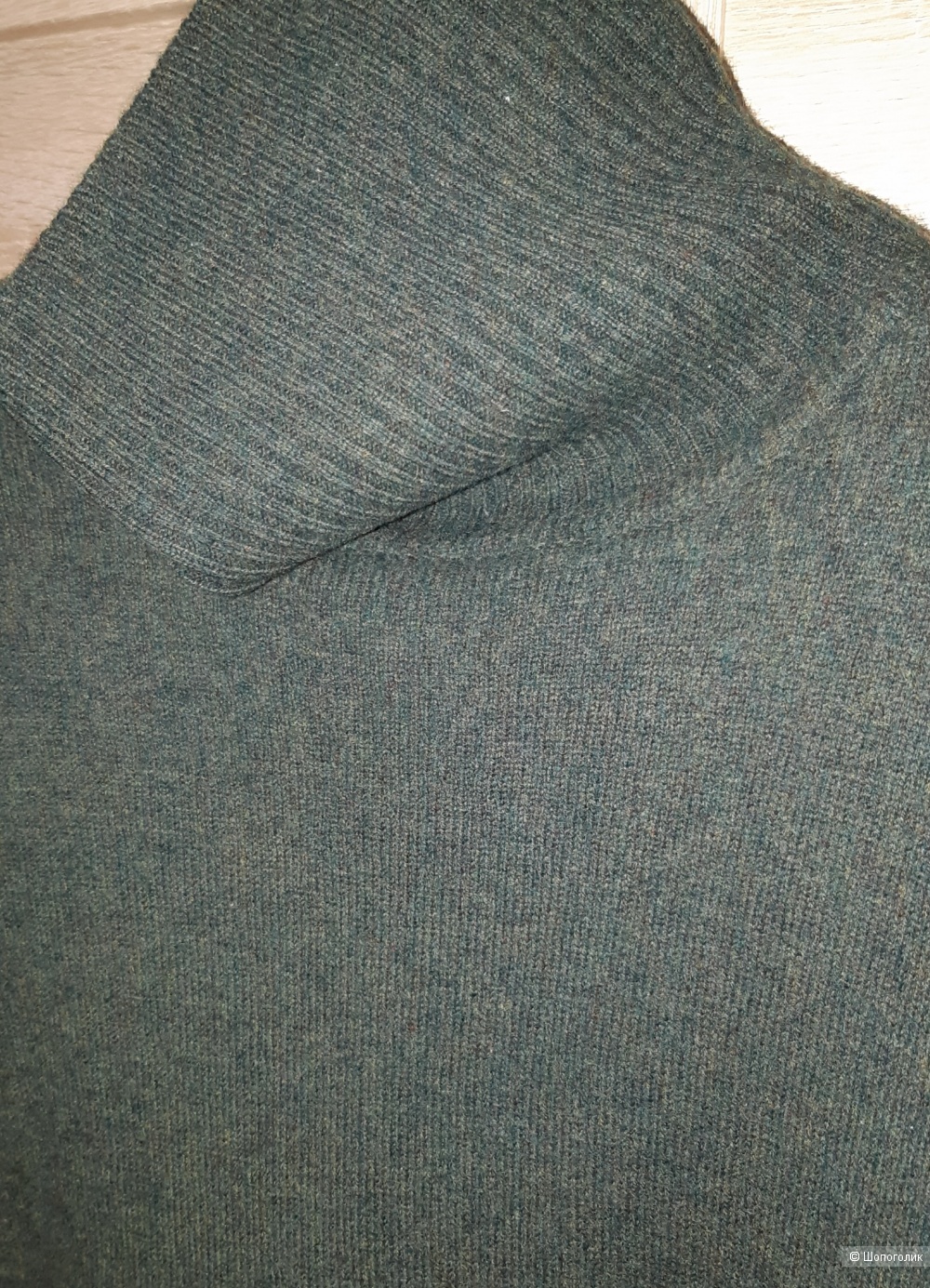 Шерстяной свитер-водолазка woolovers, размер l