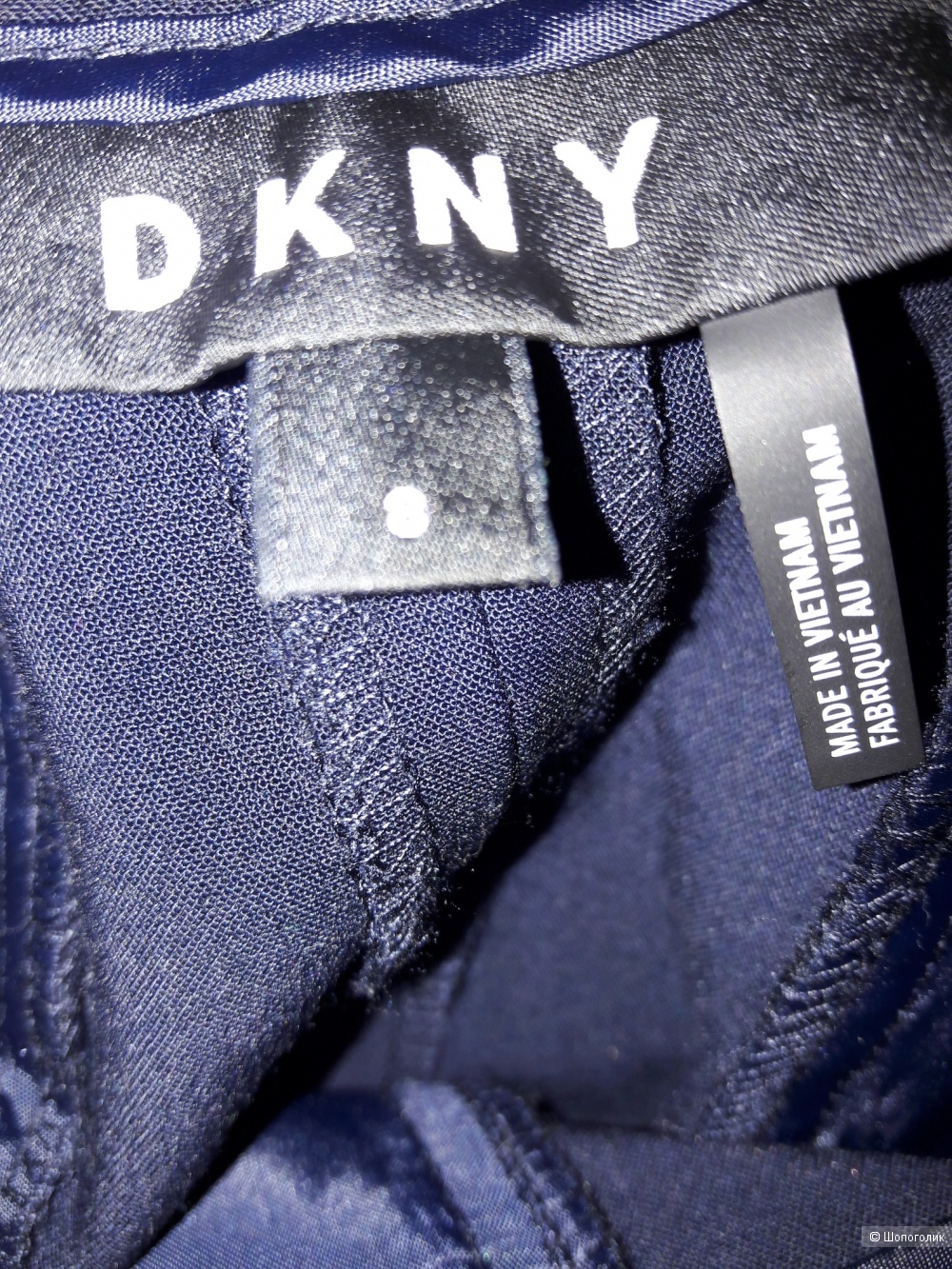 Темно-синие брюки DKNY, рр US10 (на 48 рос)