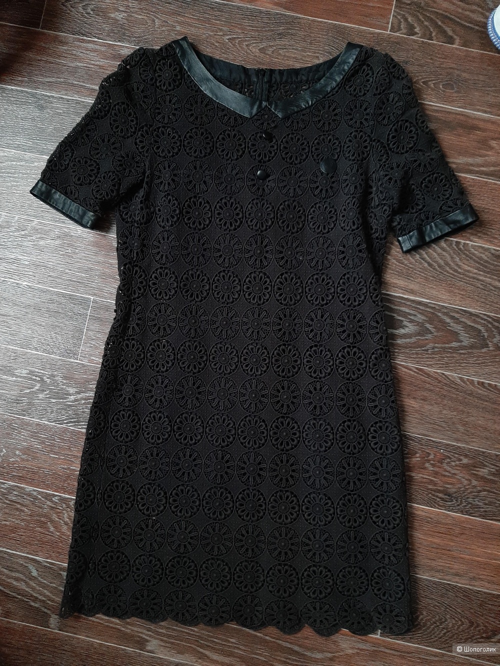 Платье кружевное  Fred Perry черное S