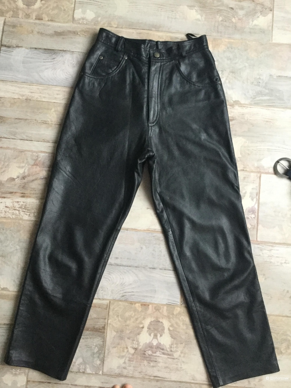 Кожаные брюки Raberg, 28 размер, S/M