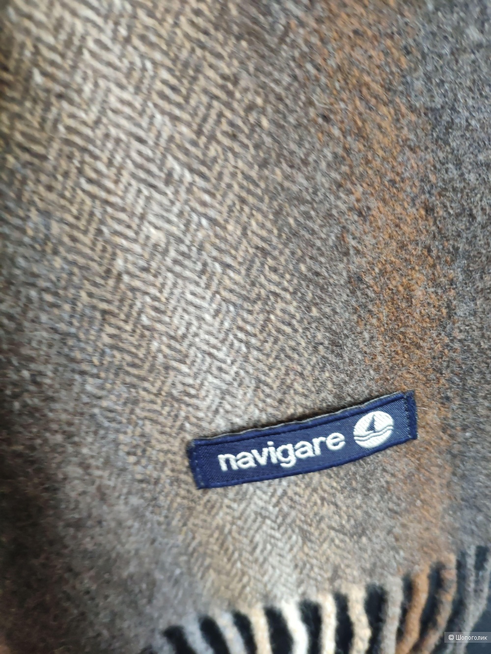 Шарф марки Navigare размер 30 на 180 см.
