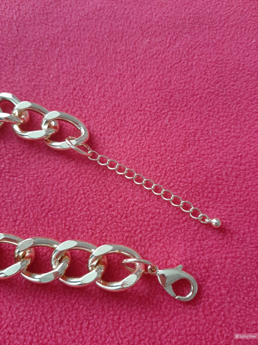 Золотистое ожерелье-цепочка с крупными звеньями 17 мм ASOS DESIGN