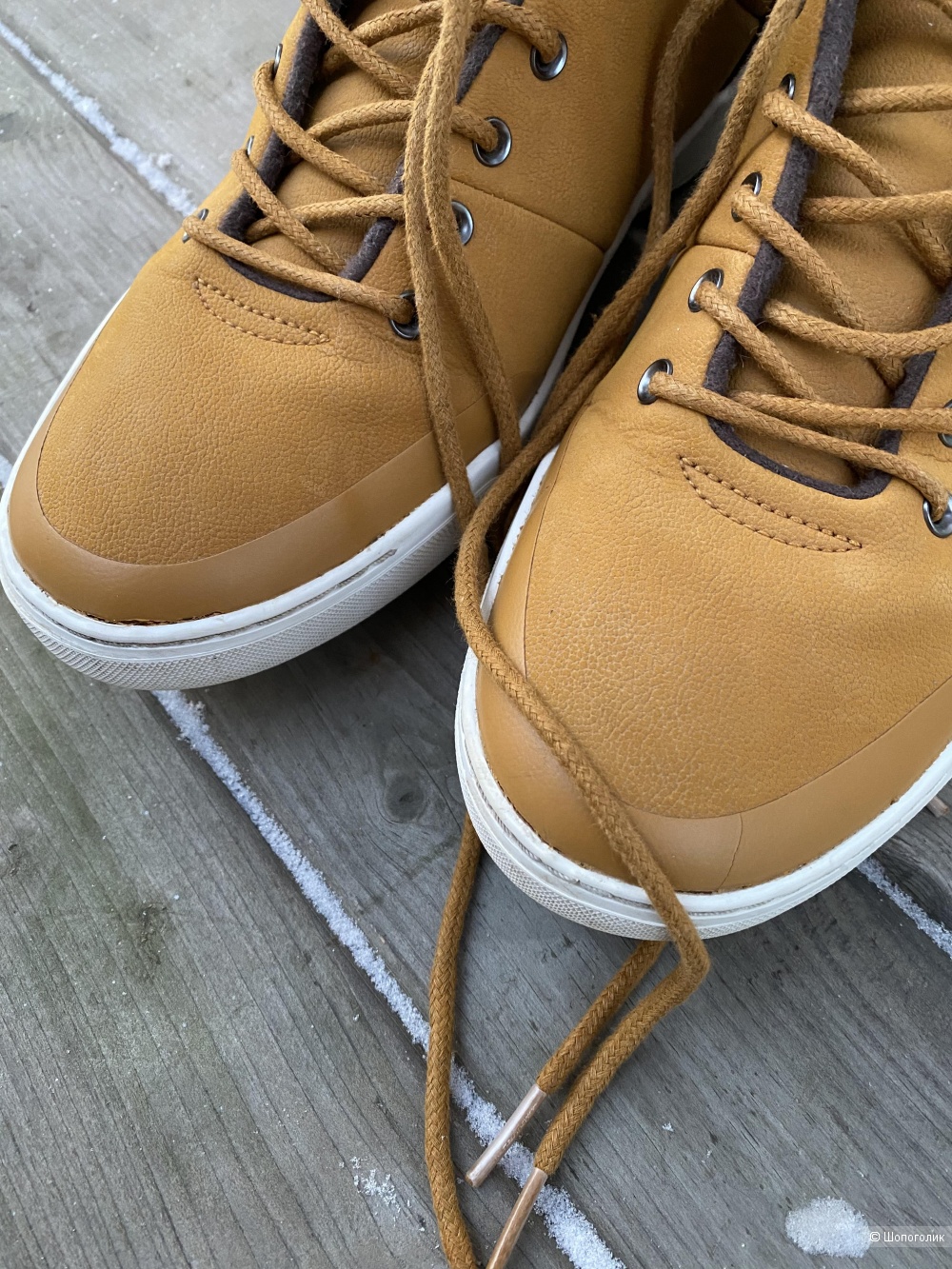 Кожаные ботинки  lacoste, размер 44, 28 см