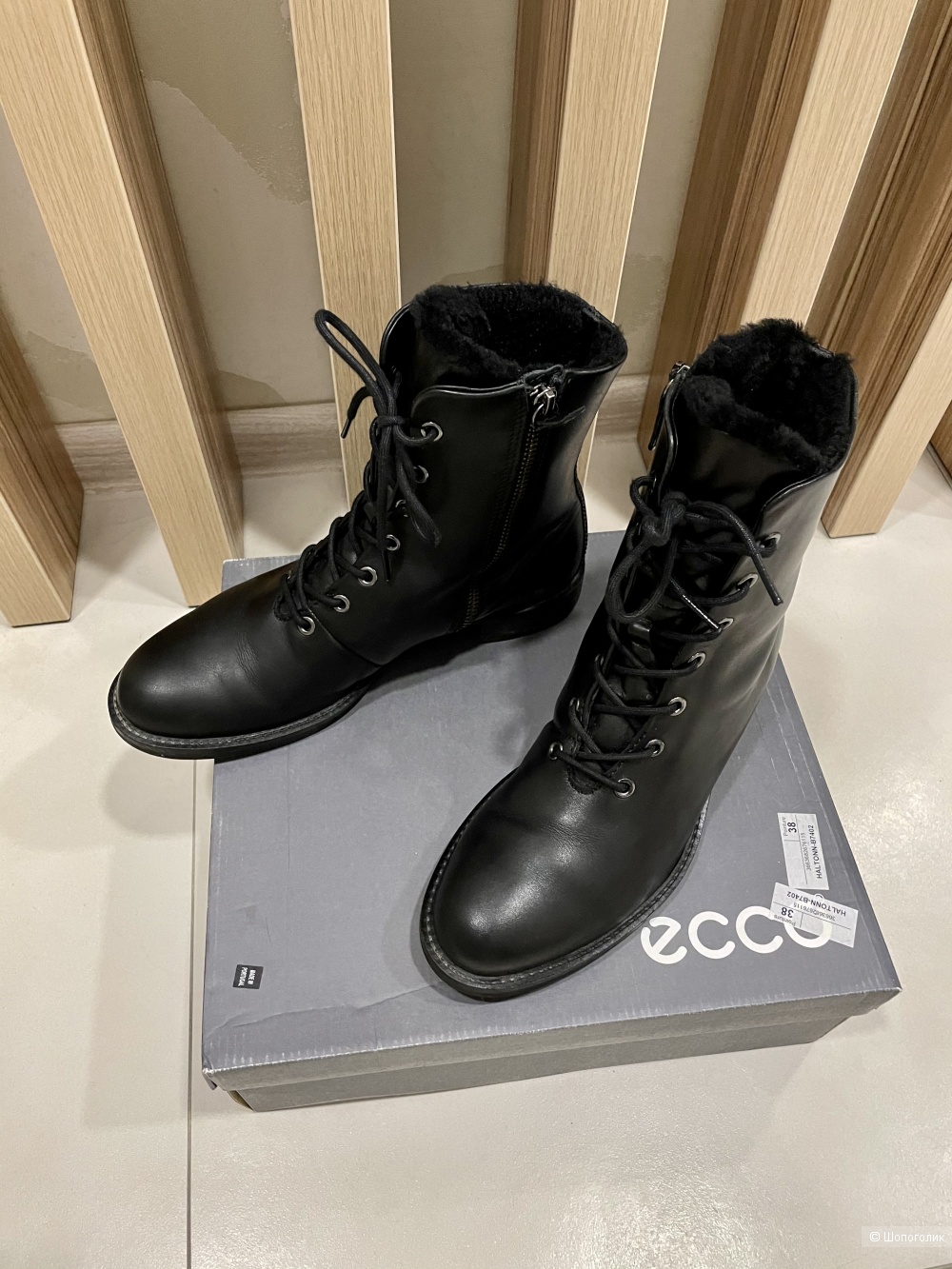 Сапоги ботинки Ecco размер 38