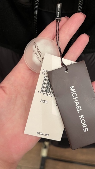 Мужской пуховик Michael Kors размер М