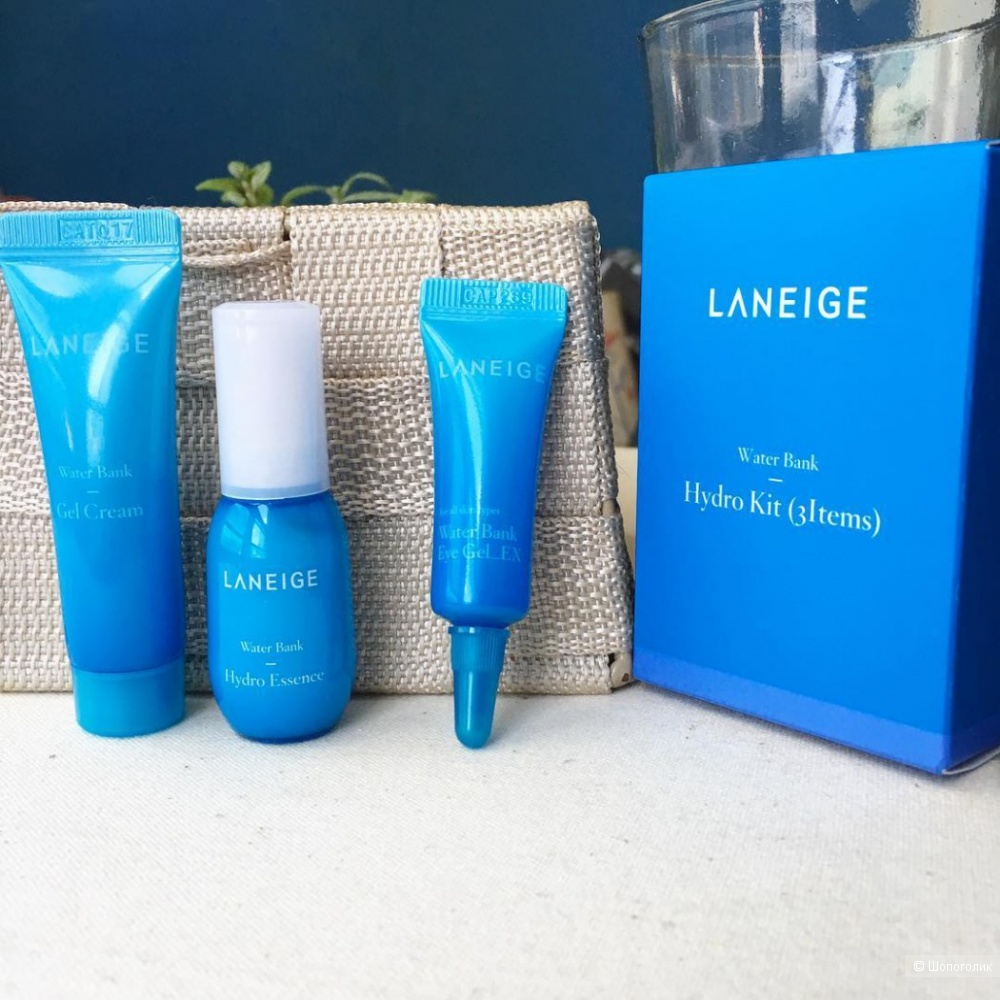 Мини-набор интенсивно увлажняющих средств Laneige Water Bank Moisture Kit 3 Items