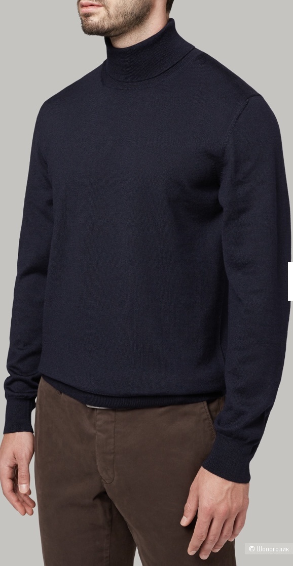 Boggi Milano пуловер с воротником мужской L