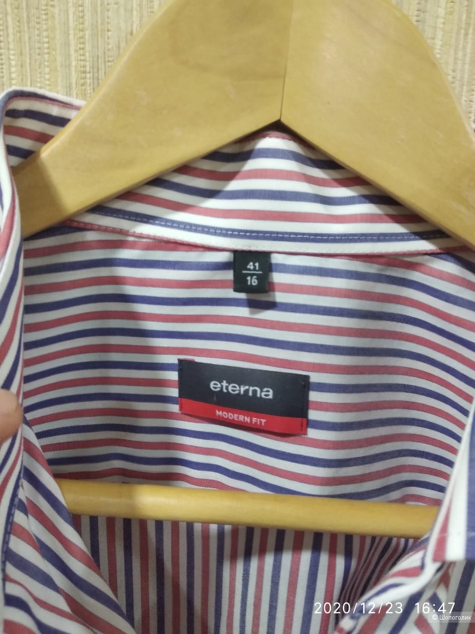 Рубашка Eterna, размер 41 (16)