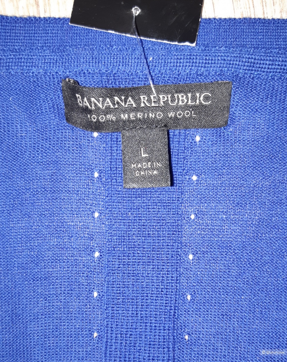 Шерстяной пуловер banana republic, размер l