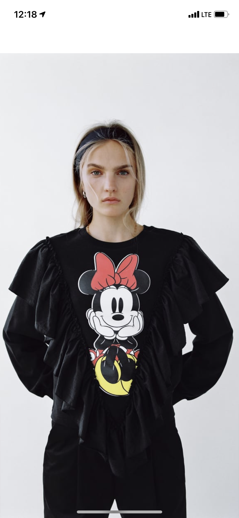 Свитшот Disney, Zara размер М