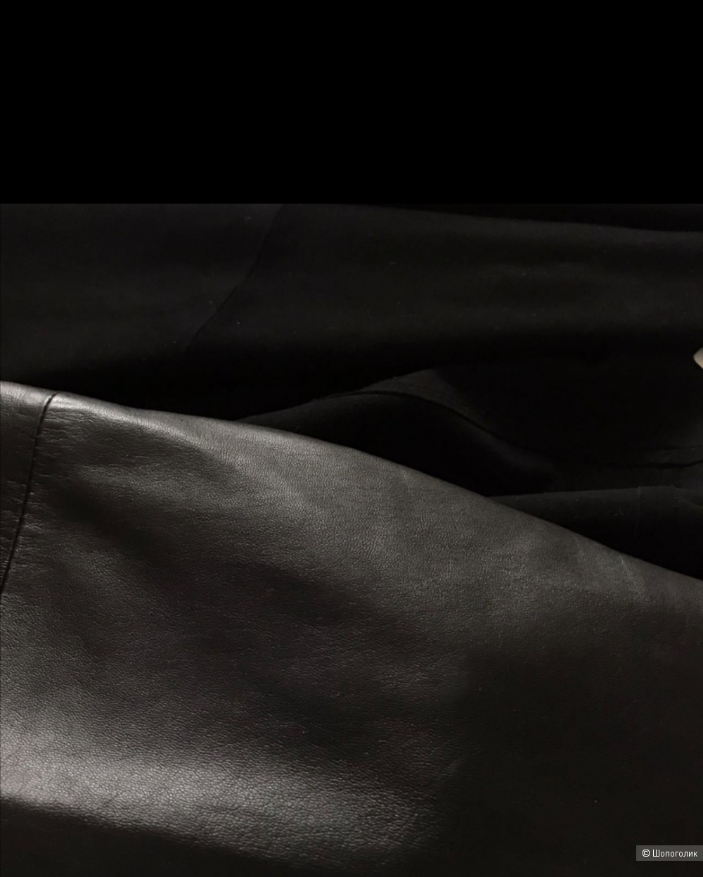 Замшевая куртка с кожаными рукавами Gestuz, L