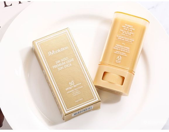 Солнцезащитный стик с 24K золота JM Solution 24K Gold Premium Light Sun Stick SPF50+/PA++++, 20г