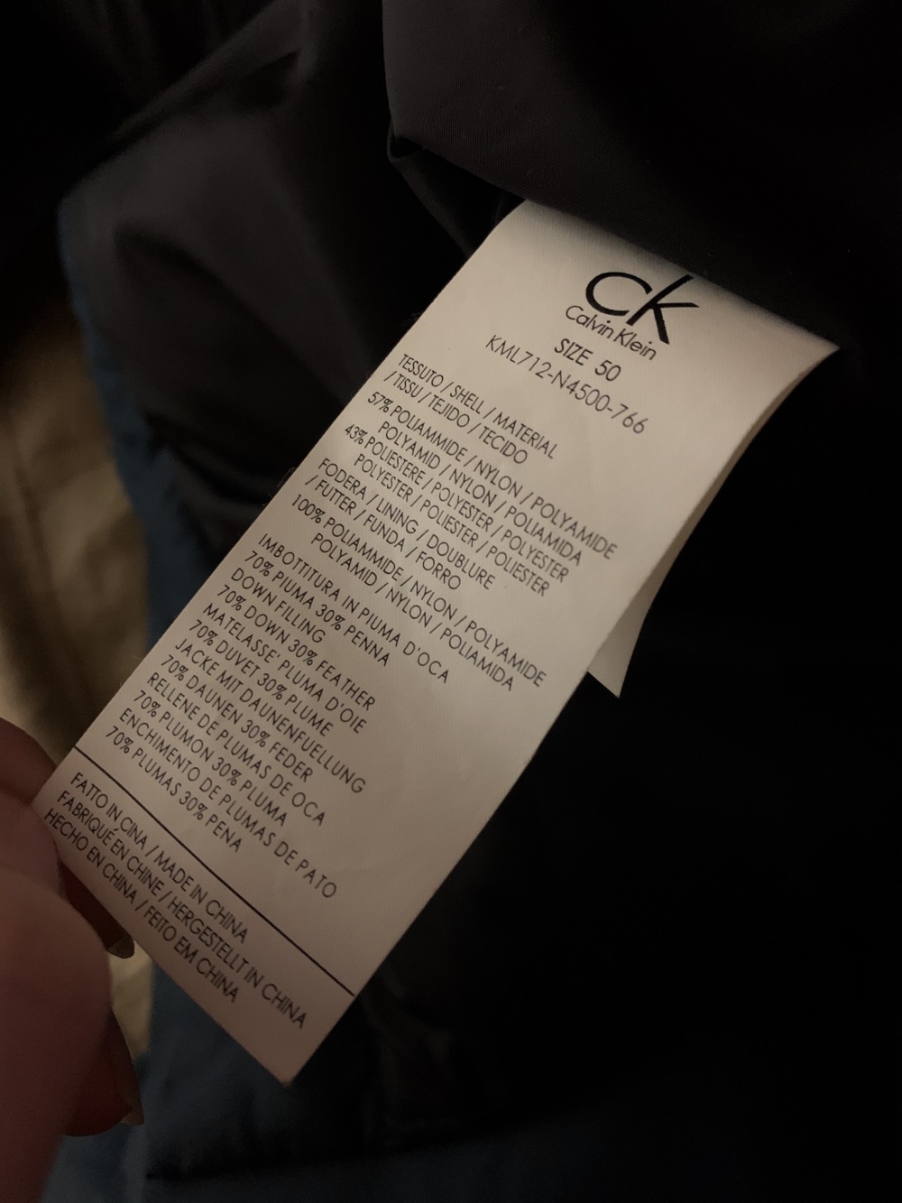 Куртка Calvin Klein 46-48