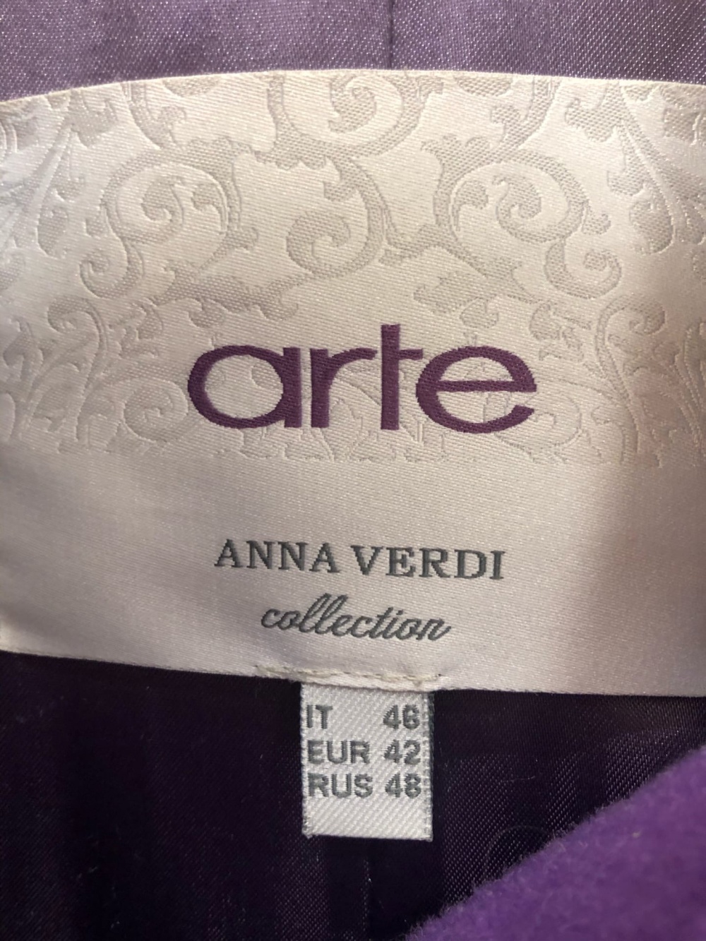 Пальто Arte Anna Verdi.Размер 46-48.