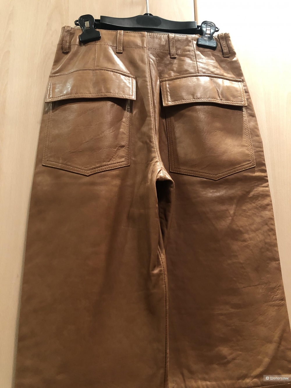 Кожаные брюки Zara, размер xs ( 42 российский)