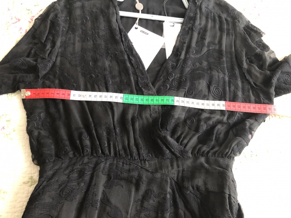 IRO мини-платье из шифона с вышивкой и шелком 38 FR, 44 RU