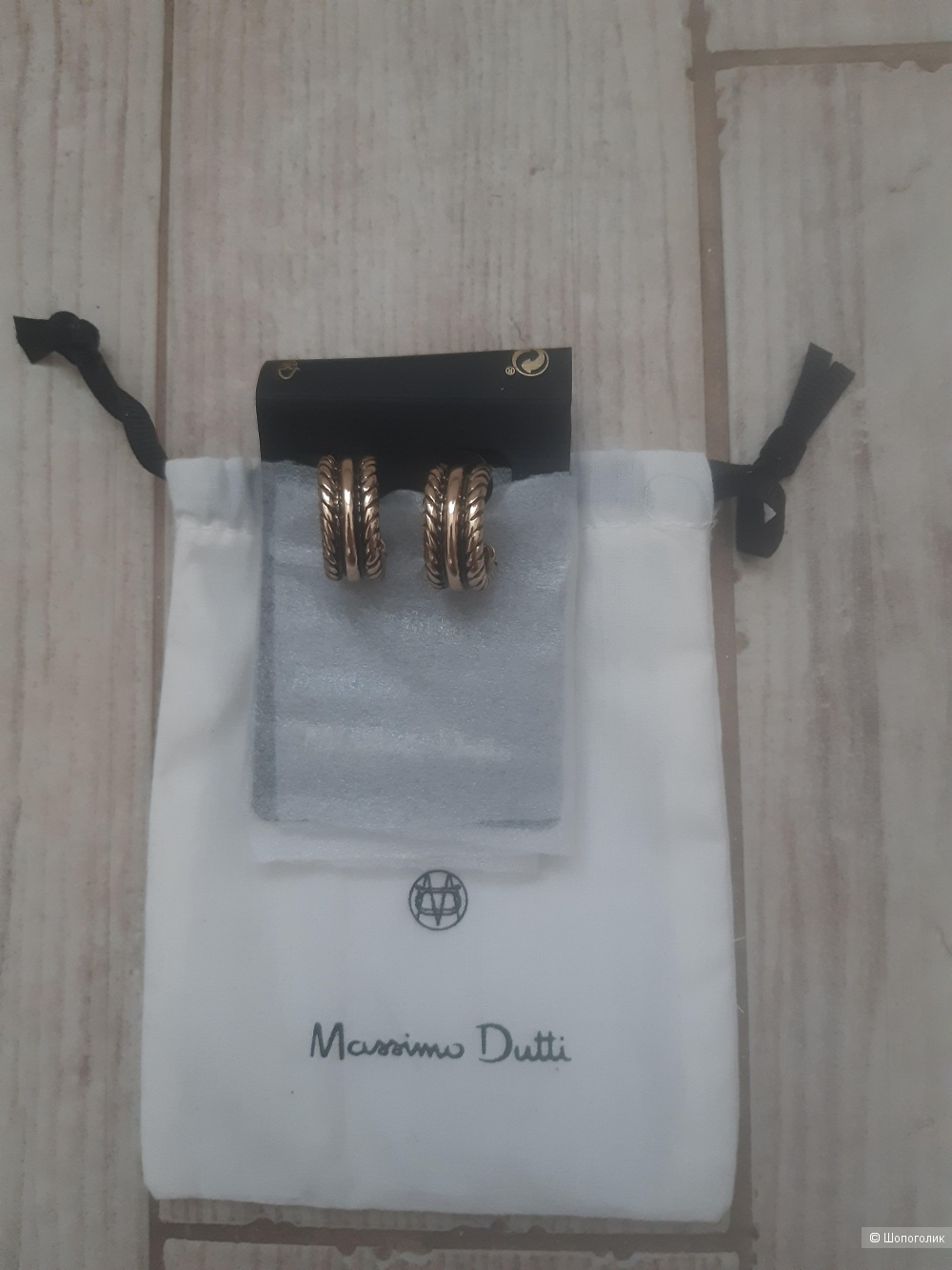 Серьги кольца Massimo Dutti