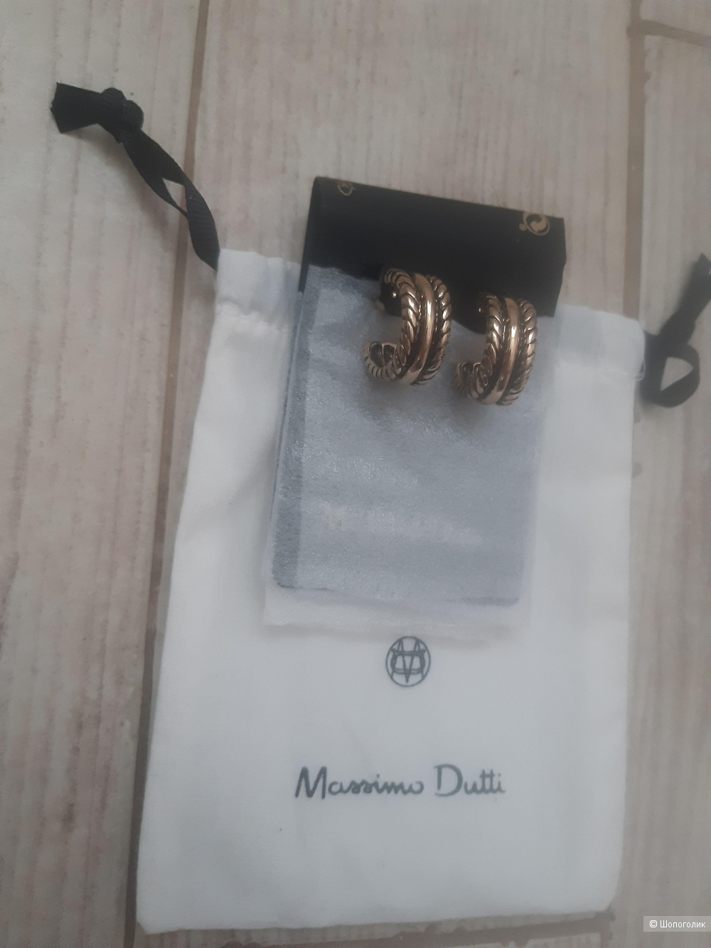 Серьги кольца Massimo Dutti