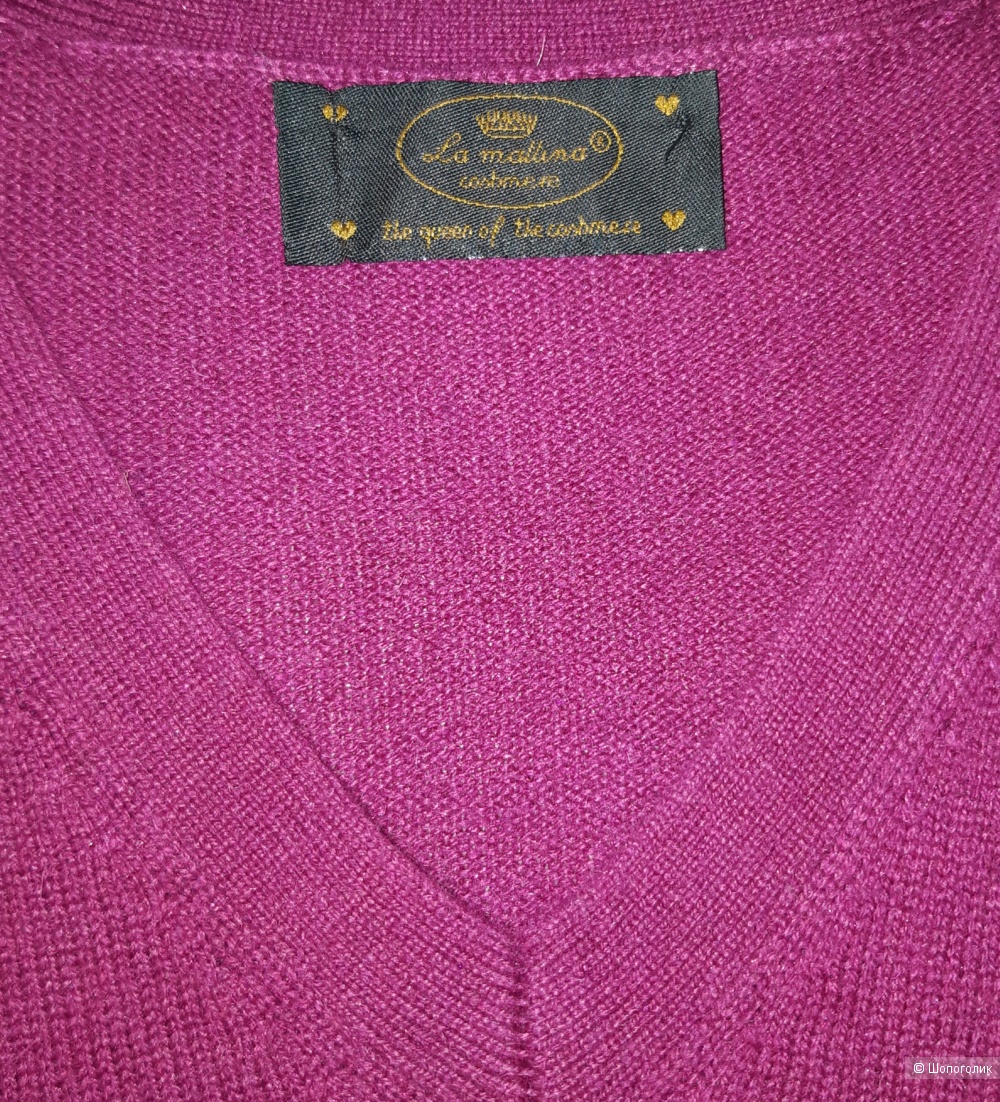 Кашемировый пуловер la mattina, размер 46/48