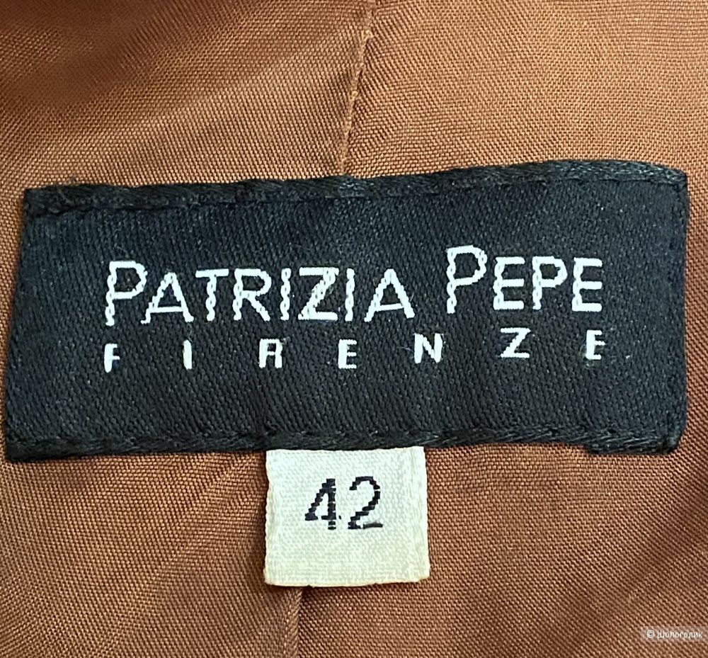 Кожаное пальто Patrizia Pepe, размер S.