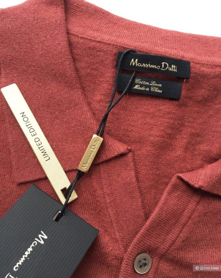 Мужское поло свитер Massimo Dutti XL 50/52