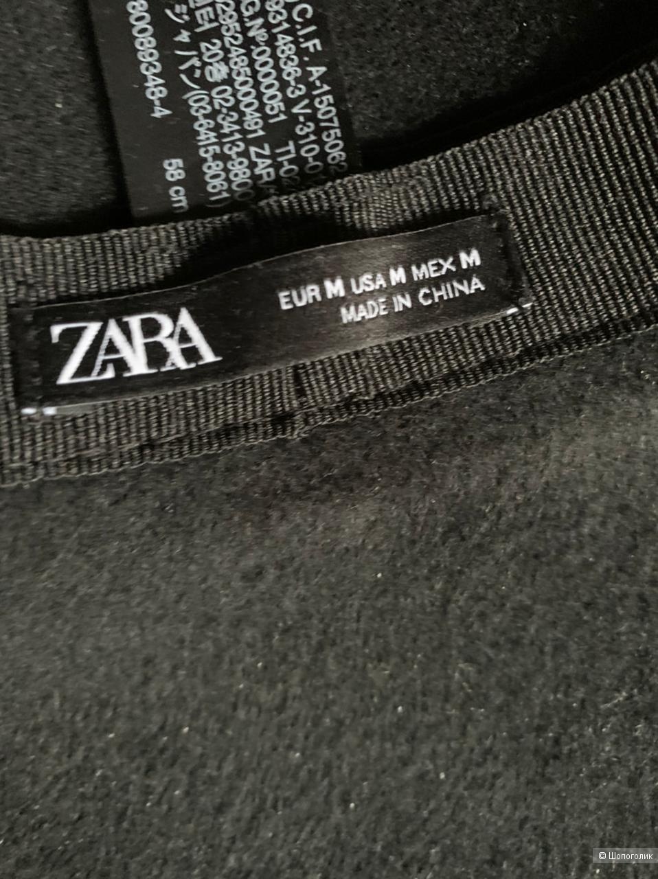 Шляпа черная ZARA