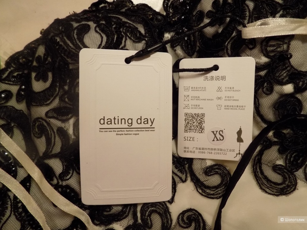 Платье с кружевом, Dating Day, размер xs