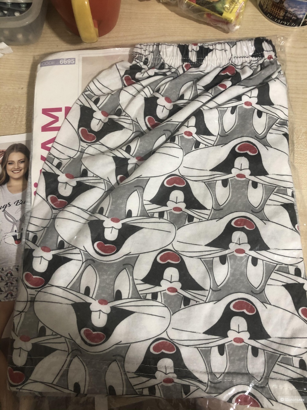 Пижама Ruyam шорты/майка размер L хлопок