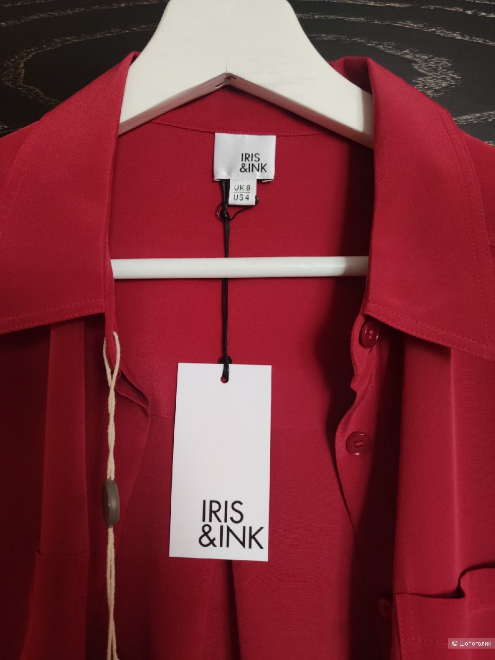 Шелковая блузка Iris & Ink  на 42-44-46