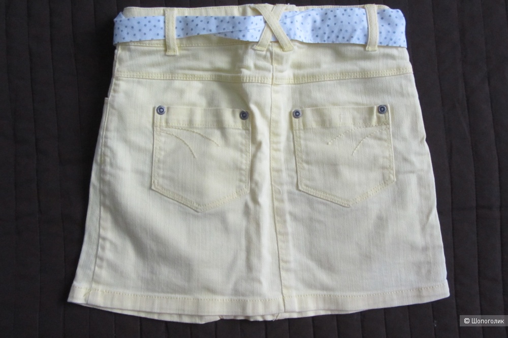 Сет - юбка джинсовая Verbaudet и футболка  Acoola, размер 122-128